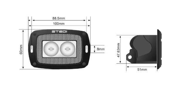 Stedi 10W flush LED Flood Light - Image 2