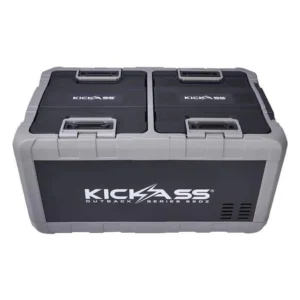 KICKASS PORTABLE 12V FRIDGE FREEZER - DUAL ZONE, 95L
