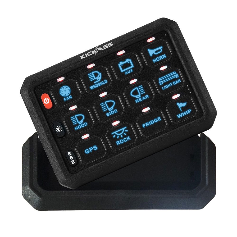 KickAss 12/24V 12 Gang Wireless Switch Panel