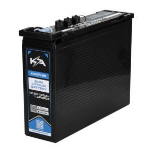KICKASS SMART 12V 120AH LITHIUM SLIMLINE DEEP CYCLE BATTERY LIFEPO4