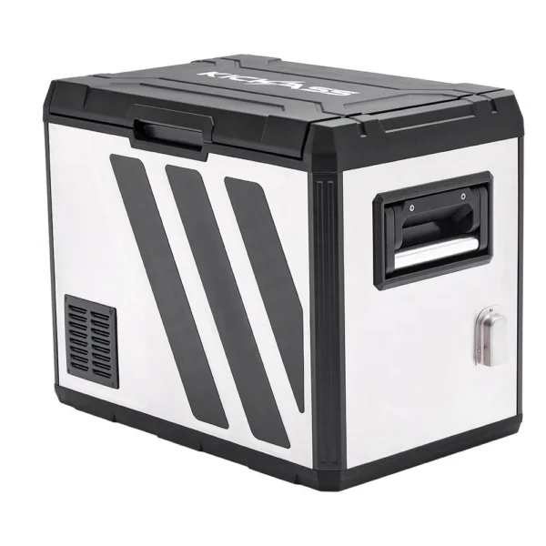 KICKASS PORTABLE 12V FRIDGE/FREEZER - SINGLE ZONE STAINLESS STEEL, 70L
