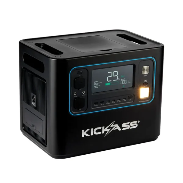 KICKASS KICKCHARGE 2400 LITHIUM POWER STATION - 2400W, 160AH @ 12.8V
