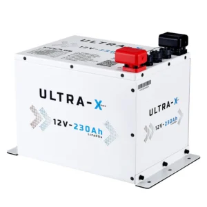 KICKASS SMART 12V 230AH ULTRA-X LITHIUM COMPACT DEEP CYCLE BATTERY LIFEPO4 - ARCTIC WHITE