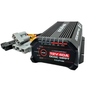 KICKASS SMART 12V/24V 40A DCDC CHARGER WITH SOLAR MPPT + INTEGRATED BLUETOOTH + PRE-WIRED ANDERSON