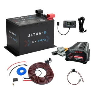 KICKASS SMART 12V 230AH ULTRA-X COMPACT LITHIUM PREMIUM DUAL BATTERY KIT