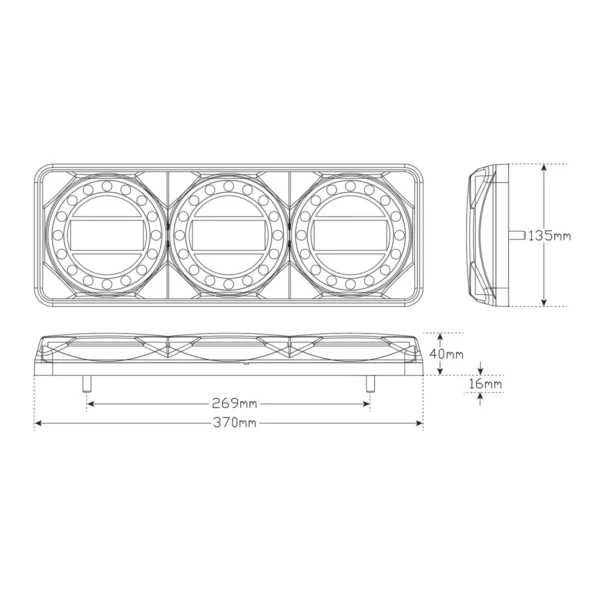 LED Autolamps MAXILAMPC3XRW - Image 4